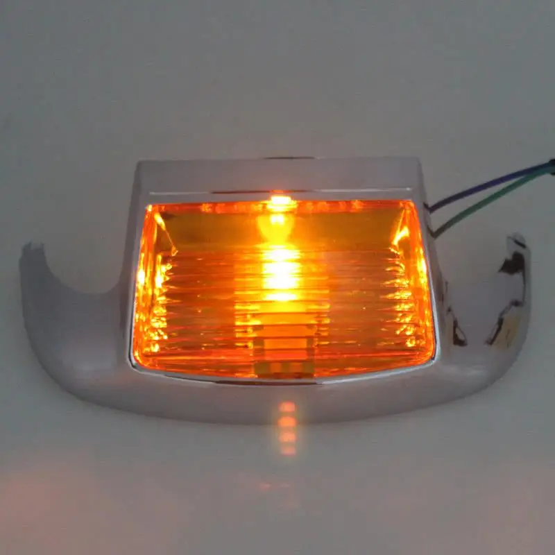 Motorcycle LED Fender Tip Light Front Leading Edge Driving Brake Light For Harley FLSTC FLHT FLHTCU FLHR Motor Parts