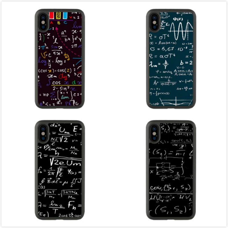 

Custom mathematical calculation soft edge Drop-proof phone cases for iphone7plus 8plus X XR XS MAX 11 PROMAX 12mini 12 TPU cover, Black