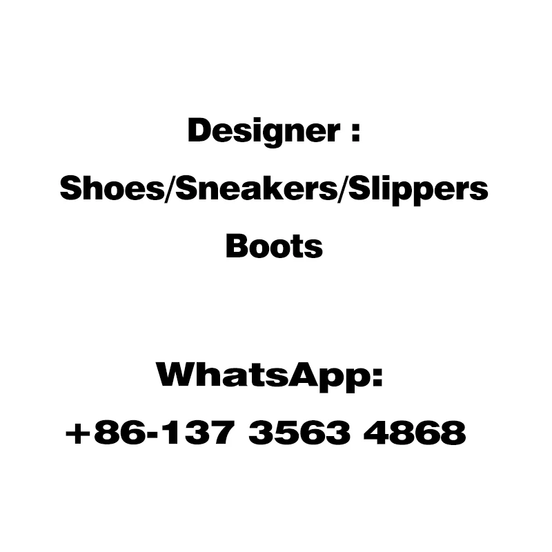 Designer shoes branded slides