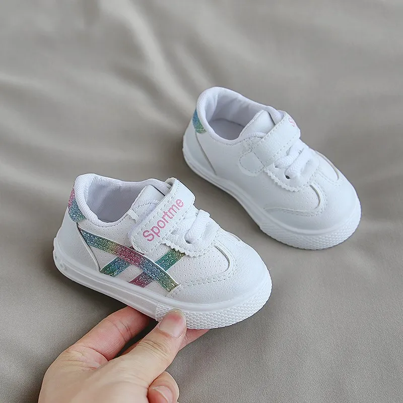 

Baby Shoes Men's Small White Shoes 0-2 Autumn and Winter Girls' 1-3 Year Old Baby Shoes Soft Soled Walking Shoes