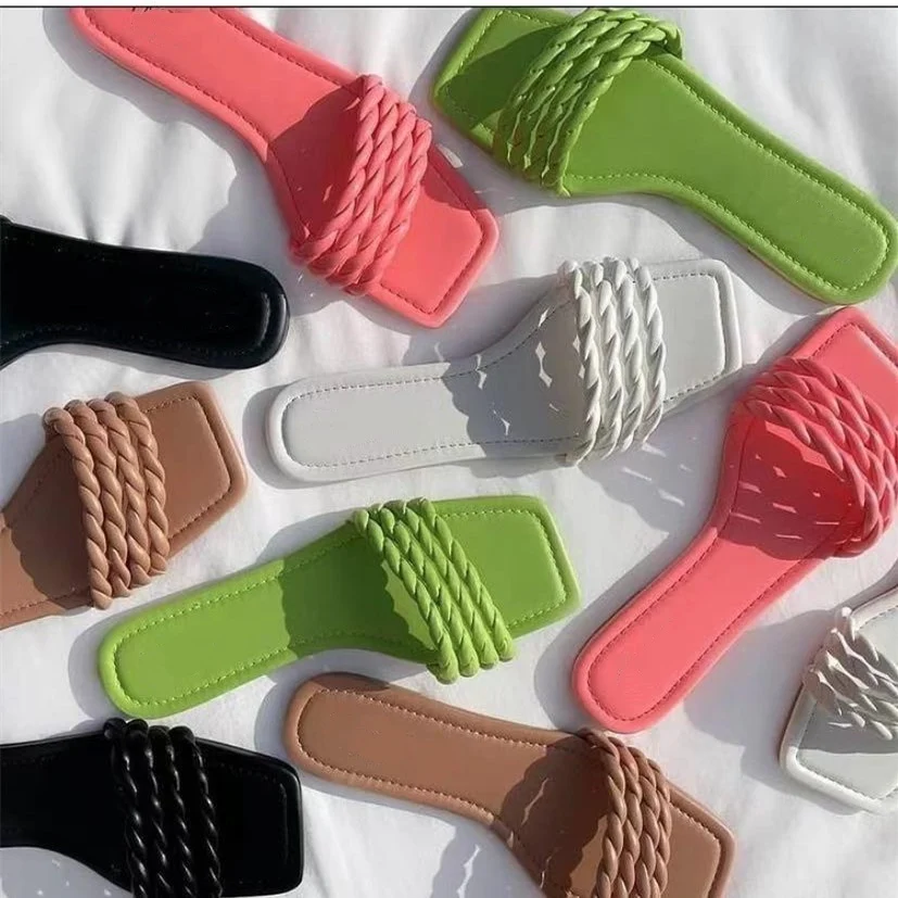 

2021 Hot Selling Slippers, Orange black white black