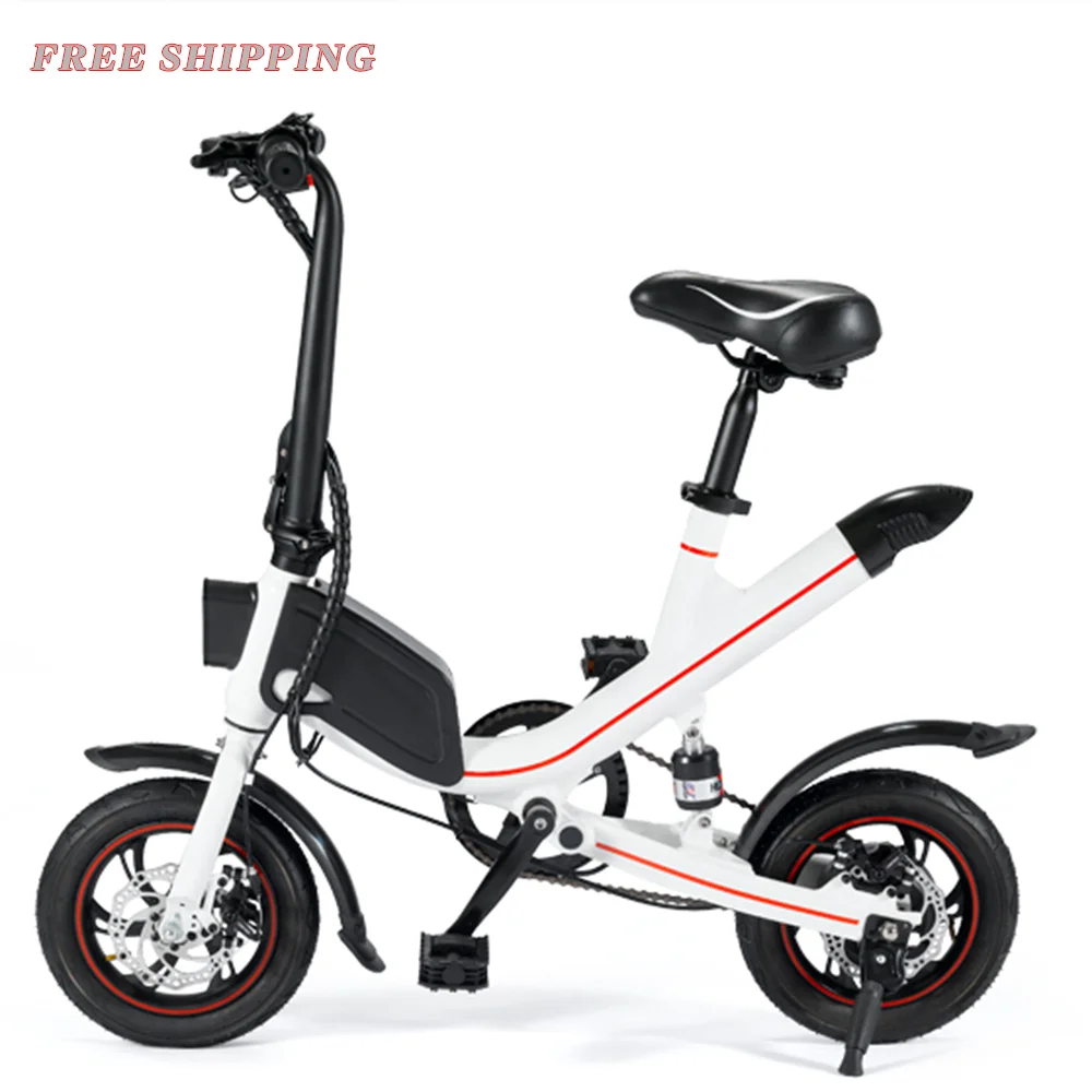 

European-warehouse-Free-shipping China Long Battery Life 350W Electric Bike Bicycle Folding Electric Bike