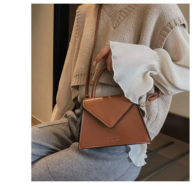 

Crocodile Pattern PU Leather Shoulder Crossbody Bags For Women Solid Color Simply Style Female Summer Handbags 2020 Designer