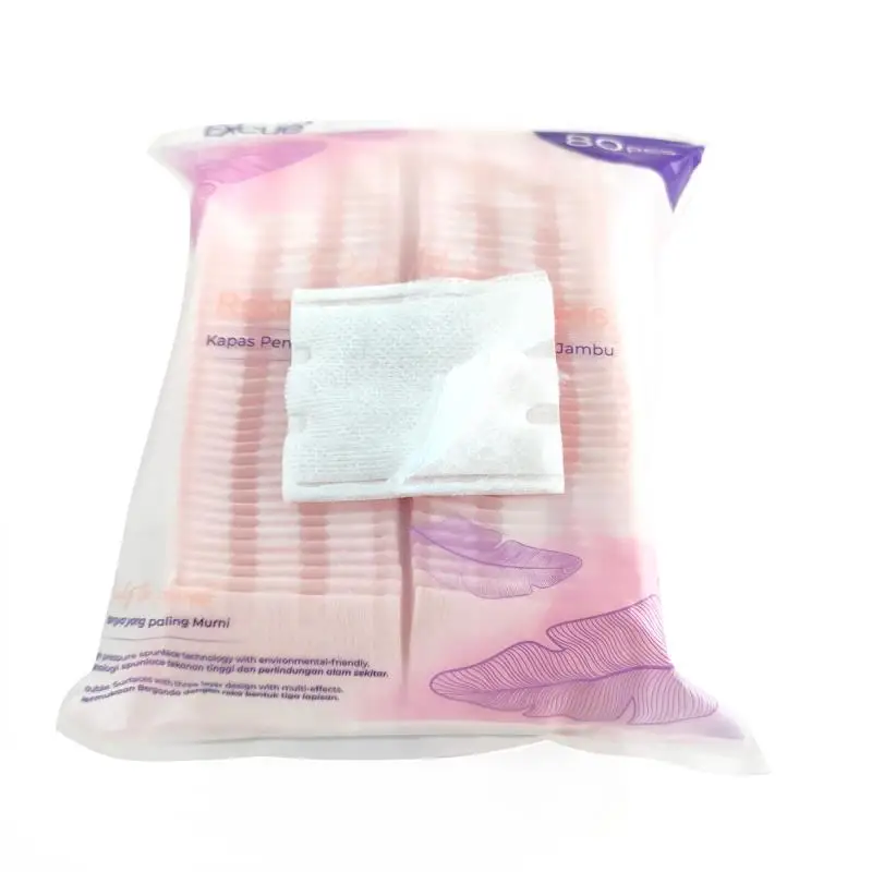 

Factory Sale disposable square cotton facial make up remover pads cosmetic cotton pads