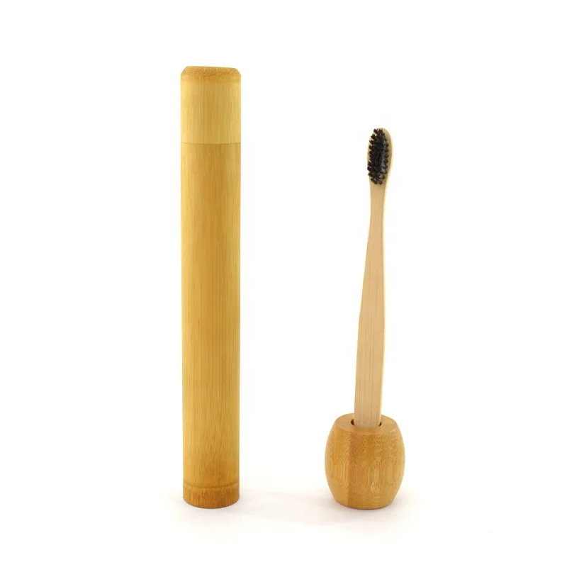 

eco friendly bamboo toothbrush 100% organic wooden toothbrush, Customized color