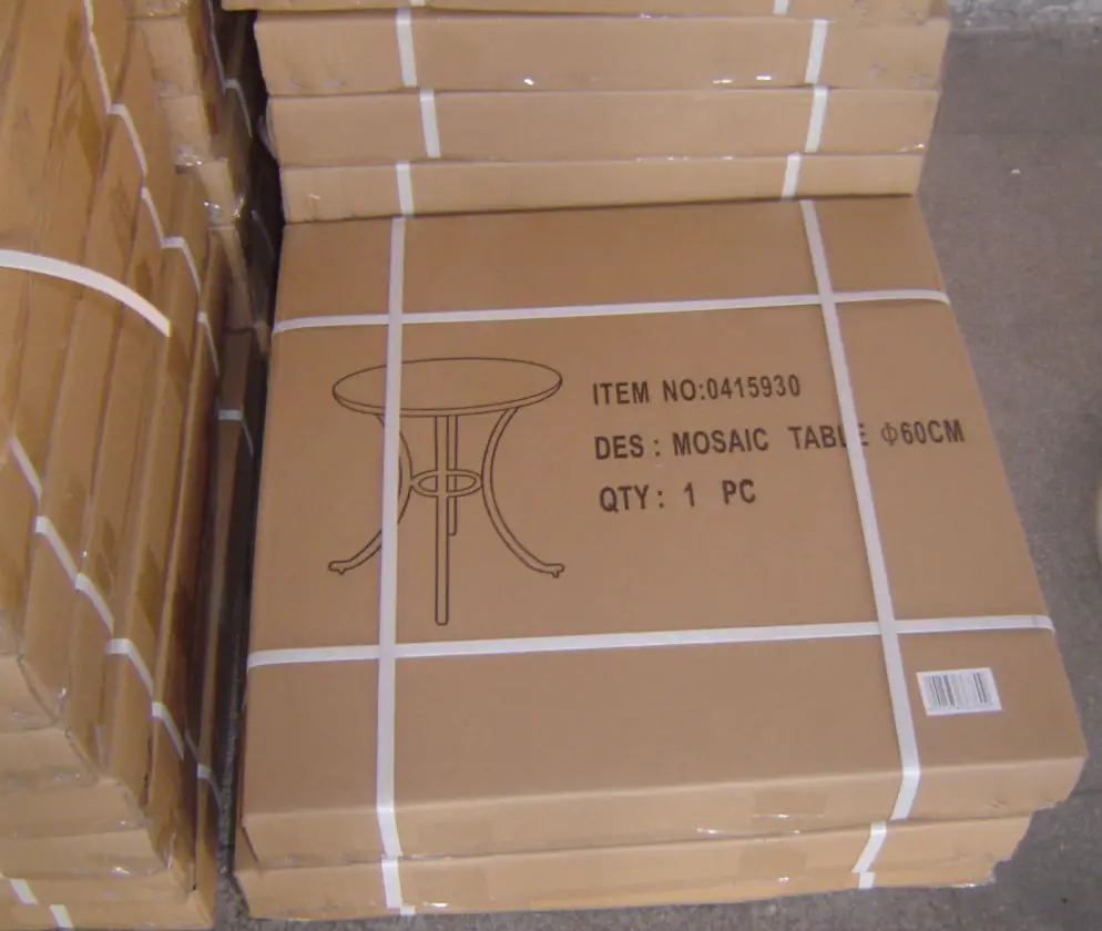 European Design 60cm Diameter Folding Table Waterproof Cushion for Garden Balcony Terrace Veranda or Courtyard Use details