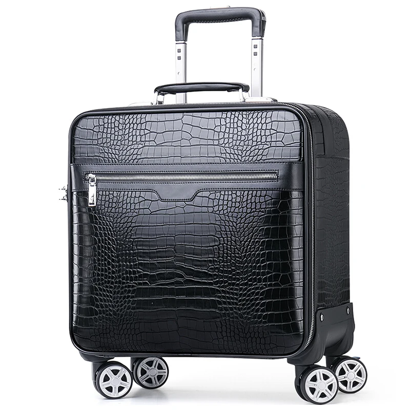 Eminent Trolley Verage Suitcase With Wheel Luggage 18 Inch Leather ...