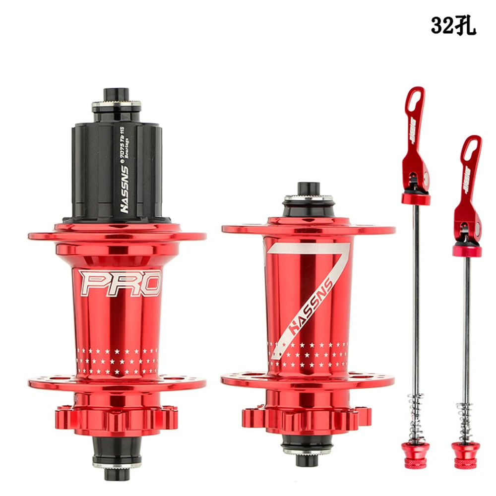 

HG Flower Drum HASSNS PRO7 MTB hub six claw 120 rattle quick release 32 hole quad Perrin hub compatible with 8 9 10 11 speed