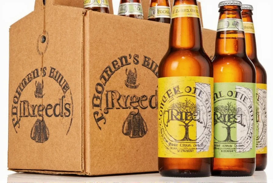 Reed's Ginger Beer bottles arranged on wooden table showing different varieties including original, extra ginger, and alcoholic versions