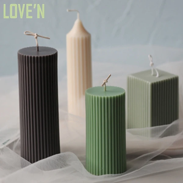 

LOVE'N Roman column Wax mould cylinder candle mold for Making custom LV0124W