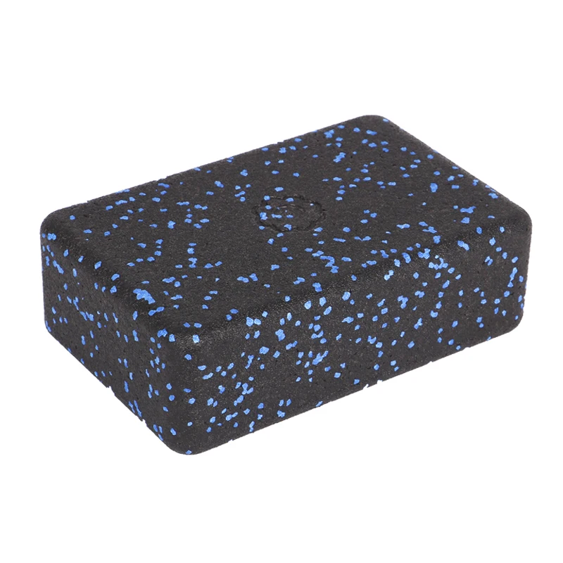 

Eco Friendly Recycled EPP Foam Blue Speckled Yoga Blocks for Fitness Use, Black, pink, green, blue, customizable