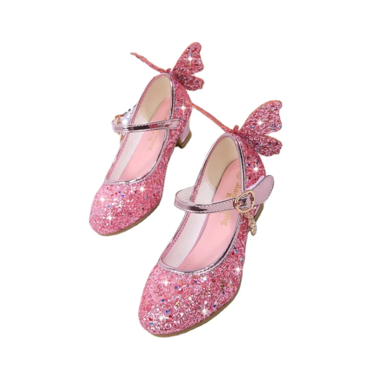 

New Style Spring Kids Elegant Princess Shoes Girls Children Shoes