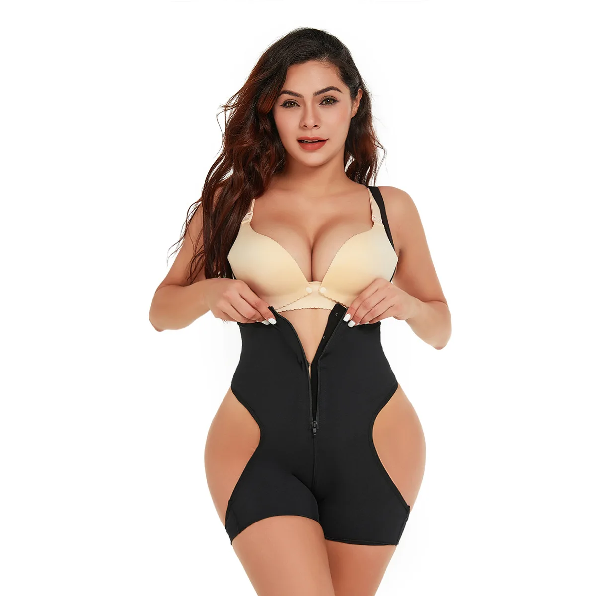 

Fajas Colombianas 6XL High Waist Butt Lifter Panties Invisible Body Shaper Tummy Control Sculpting Bodysuit Shapewear For Women