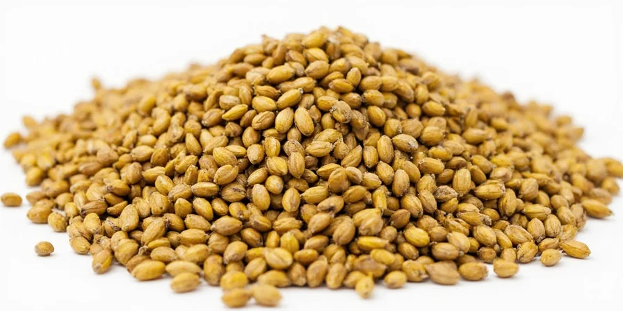 Three types of mustard seeds in separate bowls