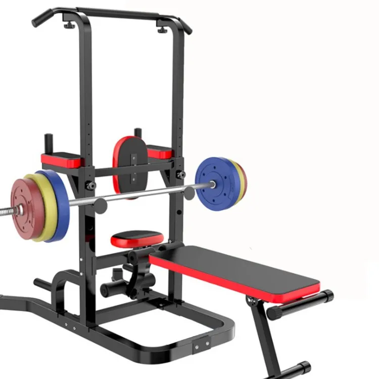 

Hot sale Indoor horizontal bar fitness family home use pull up parallel bar gym equipment set, Black+red