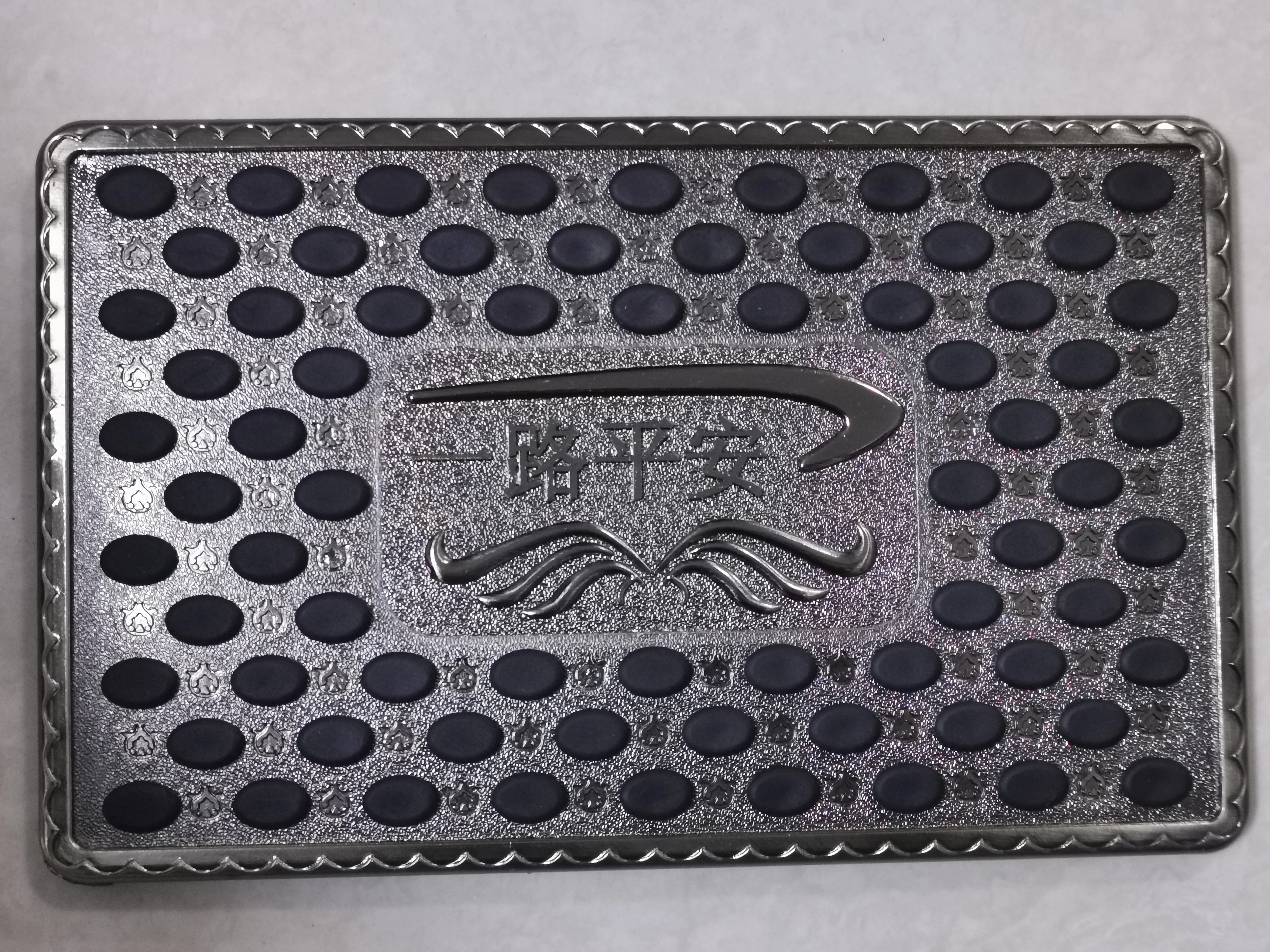 
high quality car mat heel pedal footpads plate 