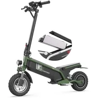 

F1-18650 Battery Gas Tiye LCD Screen Offroad 45km/h Folding Electric Scooter 500W With Seat