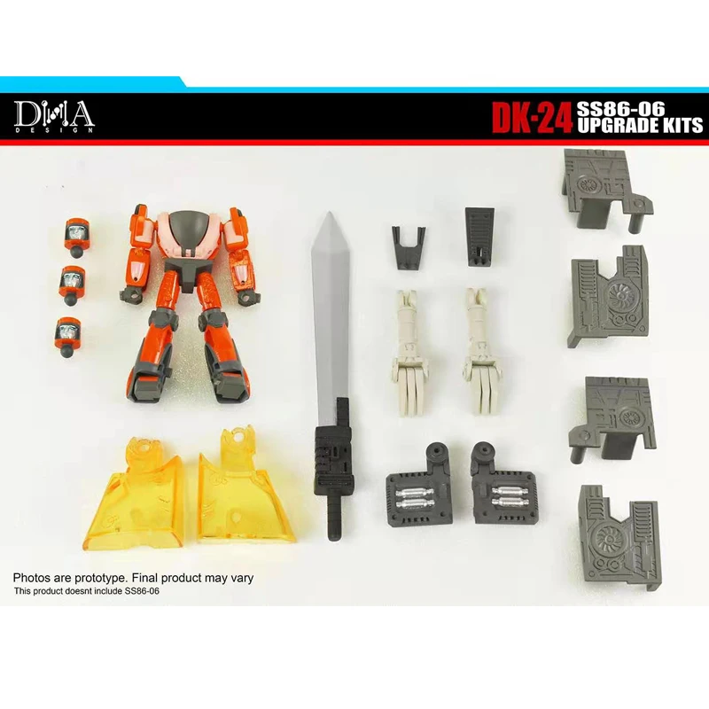 

New In Stock DNA Dk-24 Upgrade Kit for Studio Series 86-06 Grimlock and Wheelie Perfect Box Free Shipping