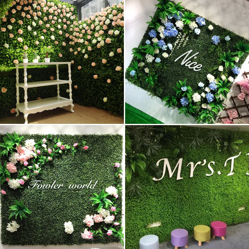 G894 Landscaping Artificial Silk Indoor Party White Champagne Plants
