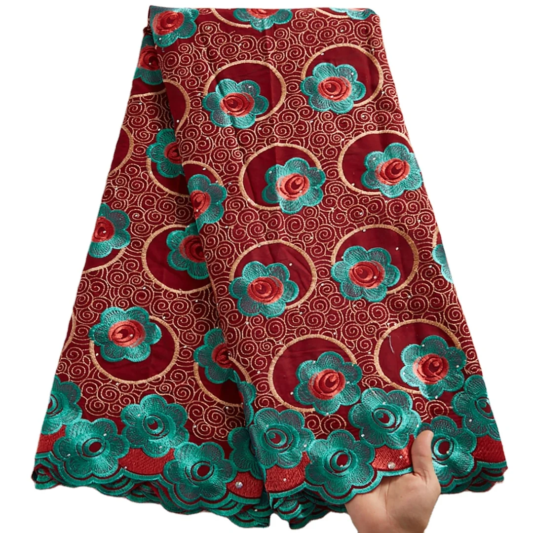 

Embroidery Swiss Lace Fabric For Nigerian Women Dress Cotton Embroidery Fabrics Swiss Voile Cotton Lace 2510