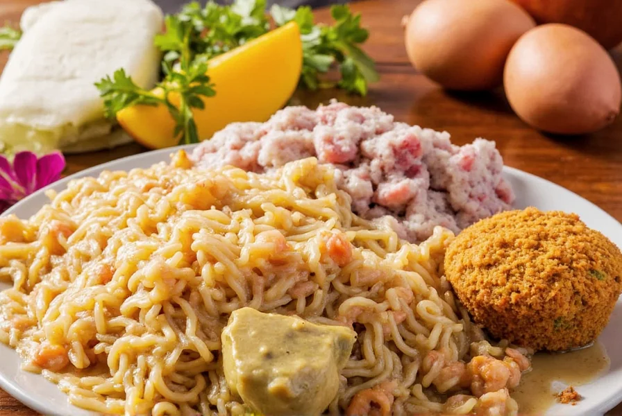 Old New Orleans Market with Creole Ingredients
