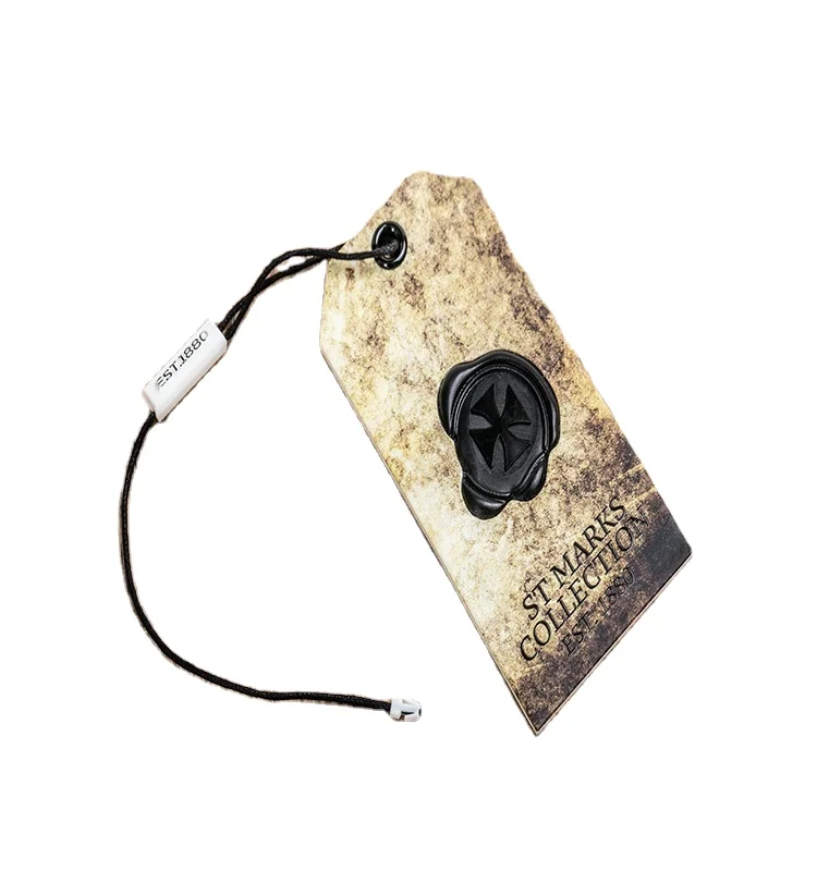 

Custom Garment tags Silk Screen Printed hangtags for your logo