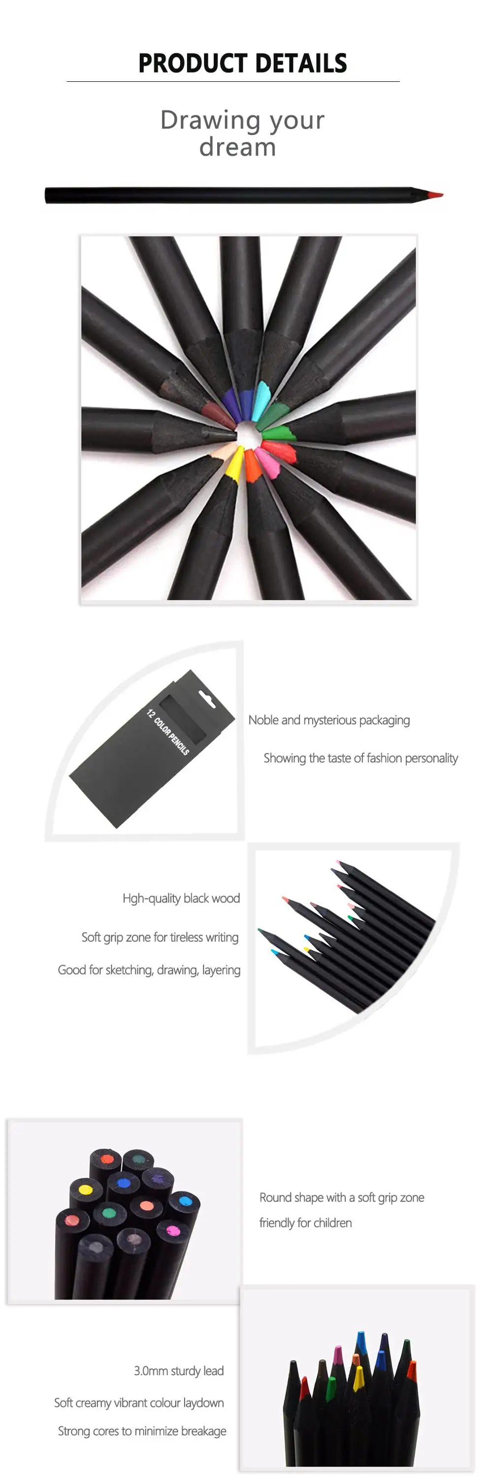 3.black color pencil
