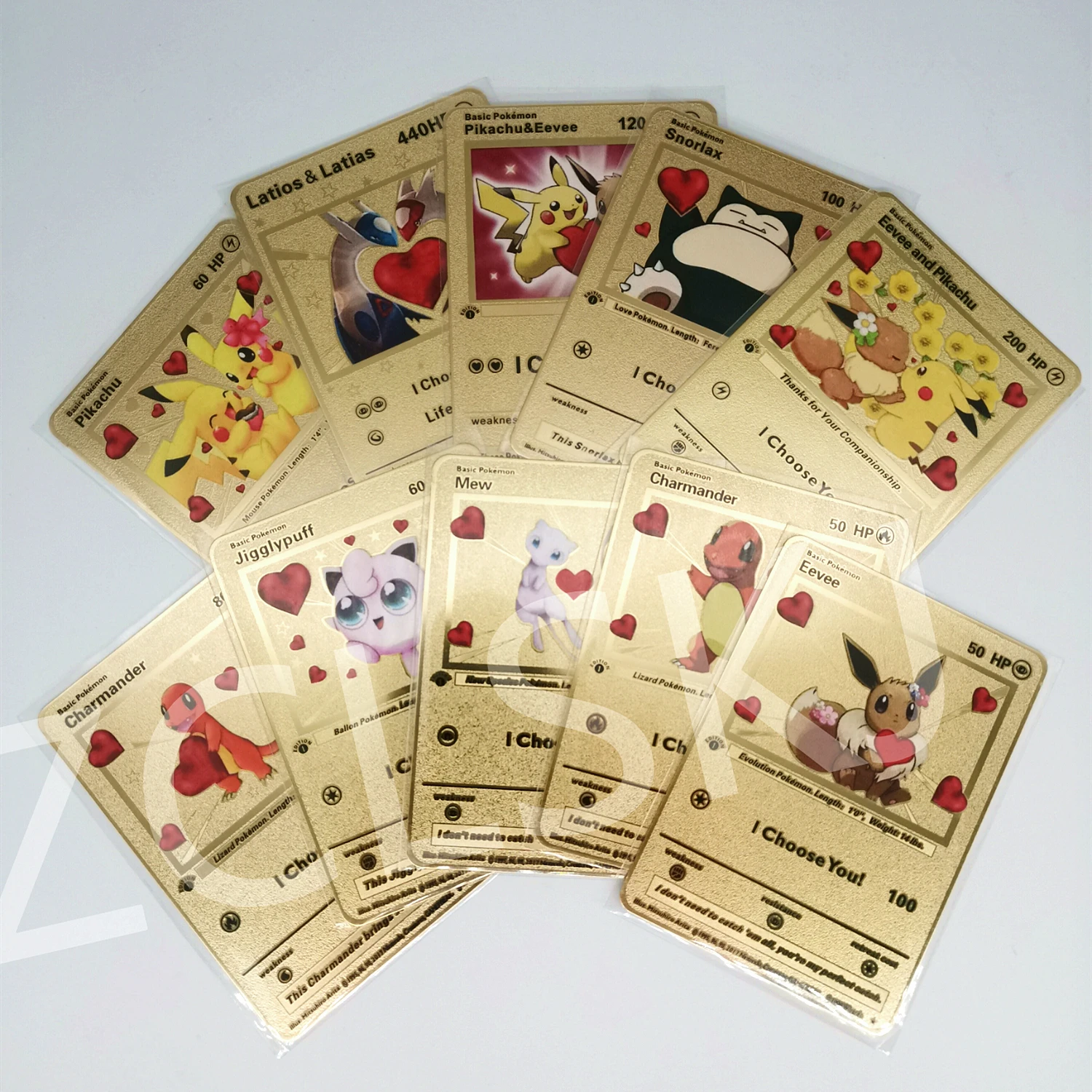 

In Stock Gold Metal Charizard Vamx Hp500 Pokemon Cards New Trading Cards Collection Game