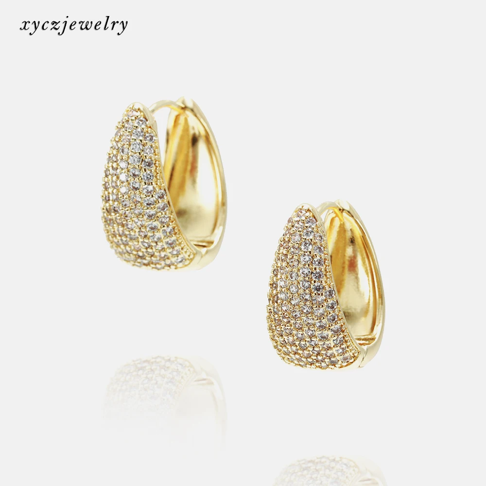 

Xingyu Jewelry Hot Sale Jewelry Hoop Earrings 18K Gold Plated Hoop Earrings, Picture