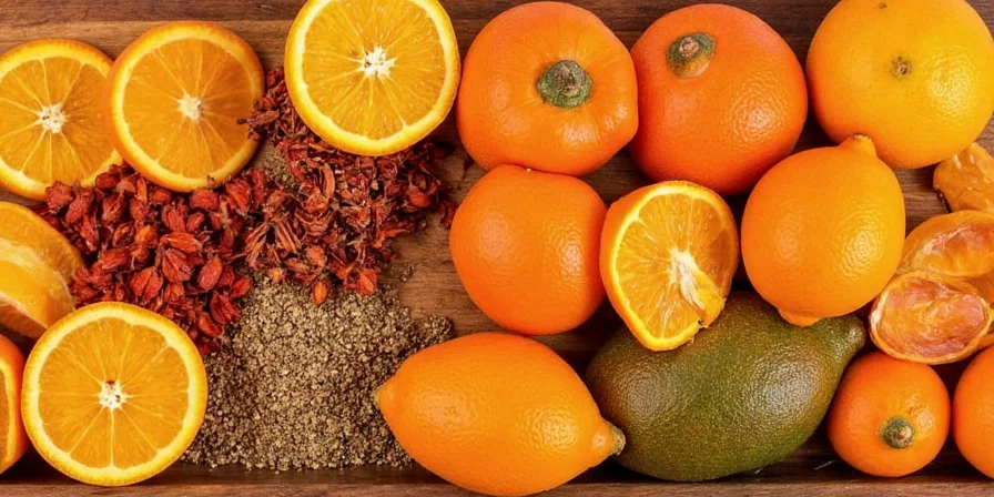 Orange Spices Visual Comparison