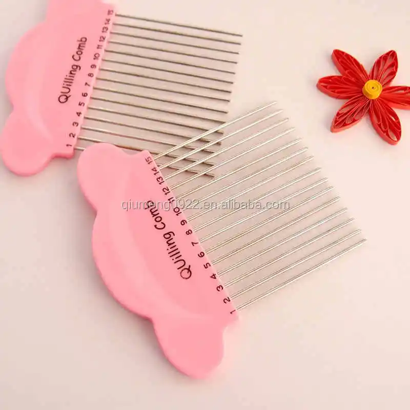 1 Pcs Paper Quilling Comb Tool DIY Paper Craft Tool Creat Loops Accessory Supply,15 pins by Crqes