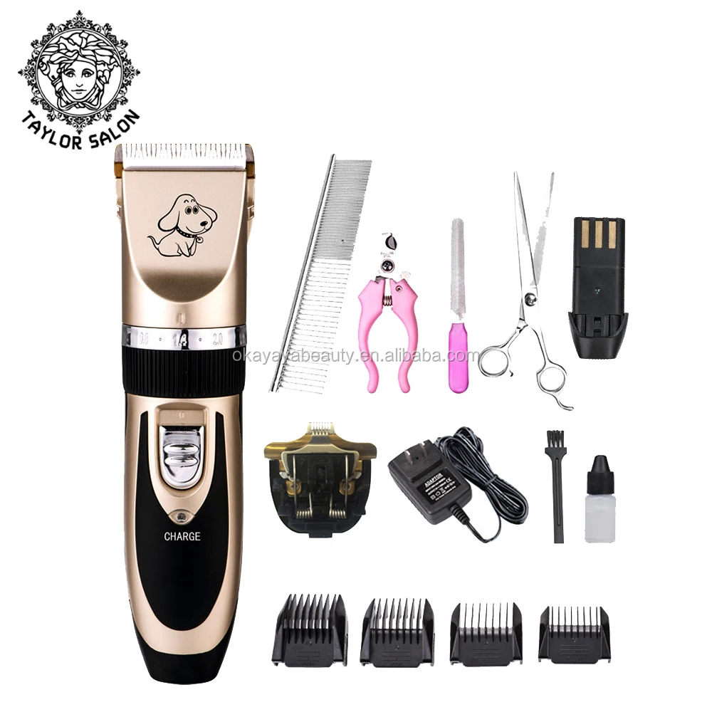 

Amazon electric professional pet clippers hair trimmer clippers pet clippers set for sale