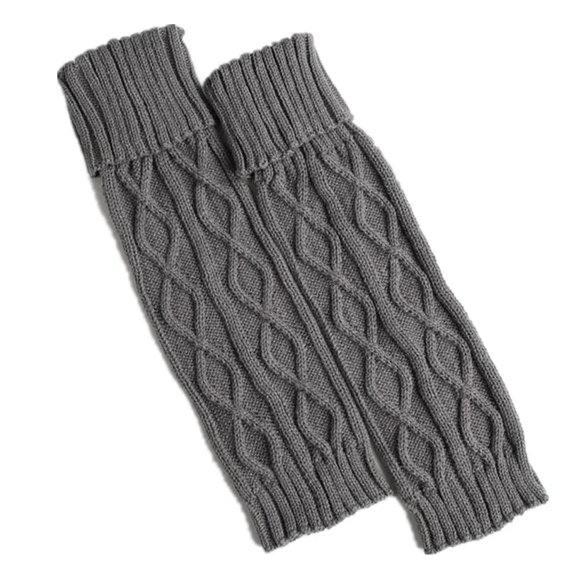 

WIIPU Cotton Thigh High Socks Twisted Warm Knitted Womens Leg Warmers