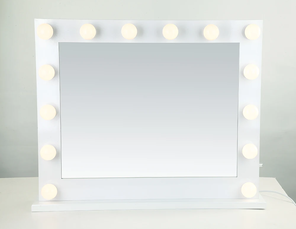 Newest Style Vanity Girl Hollywood Mirror With Light Bulbs For Makeup