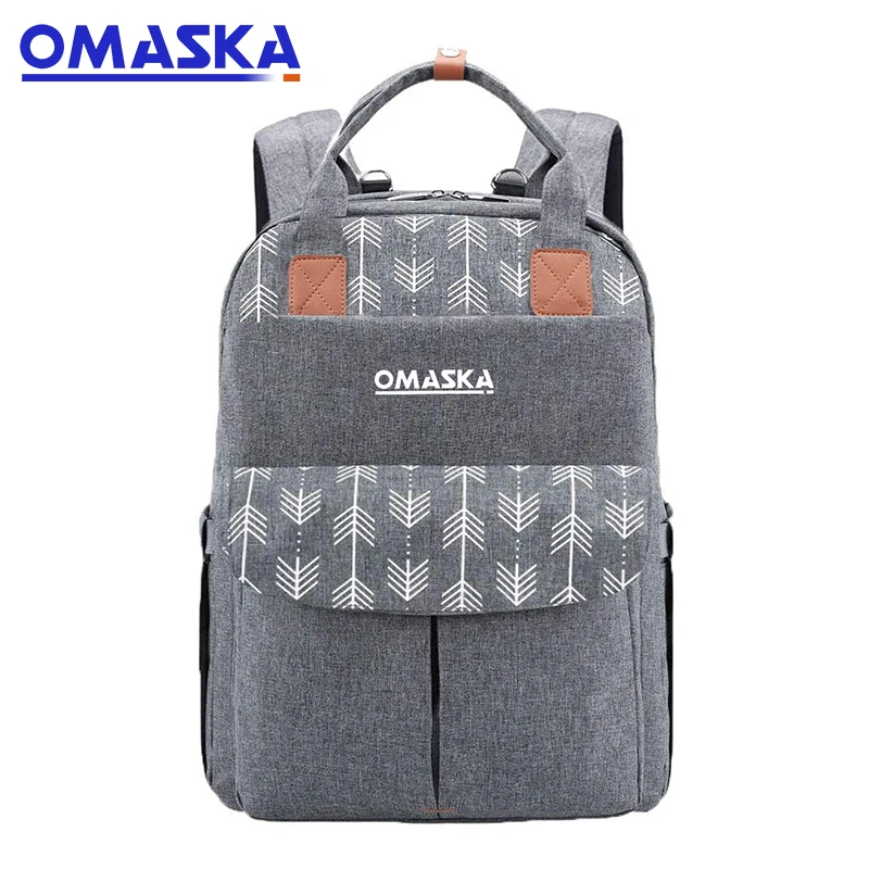 

OMASKA large capacity waterproof lightweight luxury multifunction have portable changing table baby care diaper backpack, Customized colors
