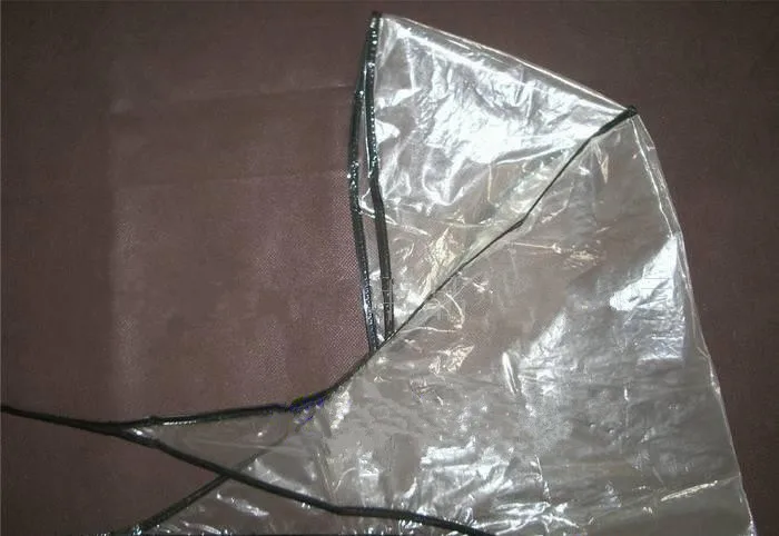 
waterproof pe rain bonnet/hood/hats/caps cover 
