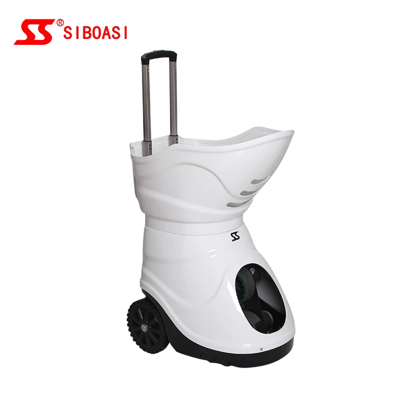 

Tennis launcher machine training launching, Black, white, red