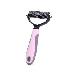 Deshedding Tool Massage Comb Cleaning Slicker Hair