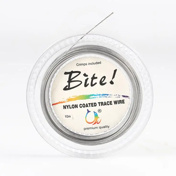 

SNEDA 10m Anti Corrosion Nylon Coated 7 Strands Steel Weave Wire 5lb~200lb Rigs Jigging Lures Fishing Leader Line