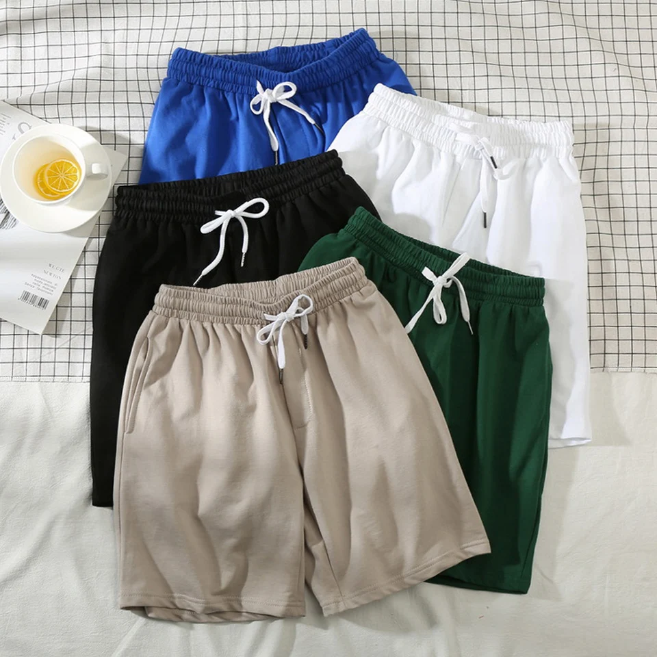 

Custom Logo and Printing Men's Shorts Men Casual Streetwear Knitted Blank Jogging Sport Shorts for Men GYM Pants, As above show
