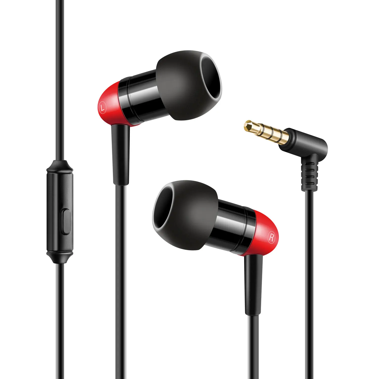 

Oneodio T2 sleeping Headphones with Microphone for Mobile Tablet Stereo Sleep Earbuds Wired Earphones In-Ear/Ear Headphones, Black color