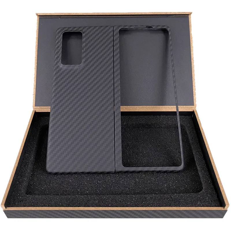 

Carbon Fiber Case for Samsung Z Fold 2 5G Aramid Fiber Flip Folding Protective Phone Case Cover for Samsung Fold 2