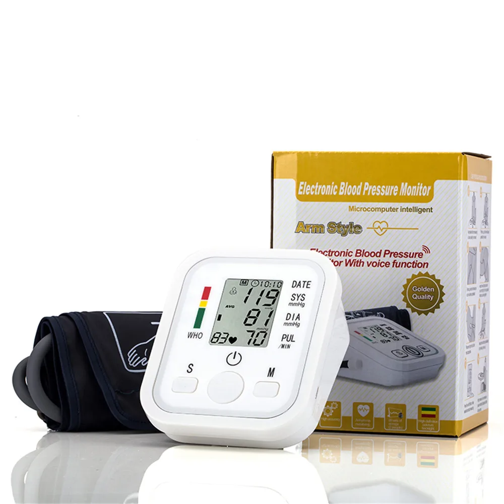 
health care products Electronic Upper Arm Digital blood pressure meter BP Monitor for home measuring Arterial Pressure 