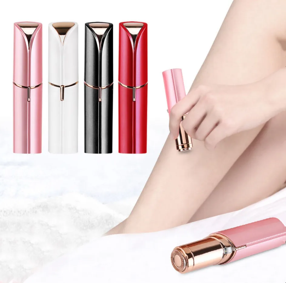 

Mini USB Eyebrow Trimmer Electric Lady Shaver Facial Razor Face Hair Remover Body Hair Removal Depilators For Women Hair Remover, Rose gold/ red/ gold/ black/ white/ pink