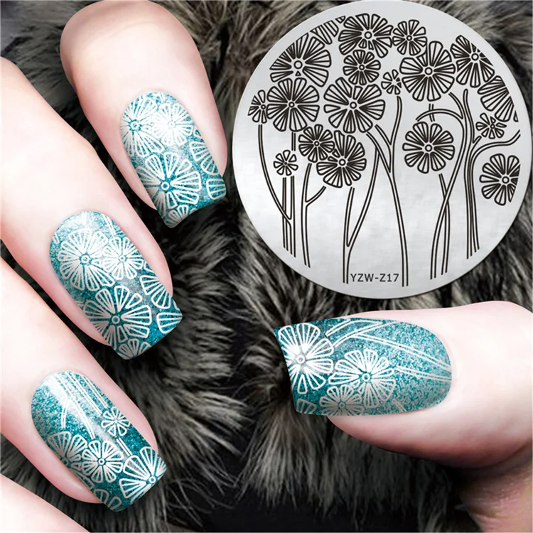 

High quality nail plate tool printing nail polish transfer template nail sticker, Colorful