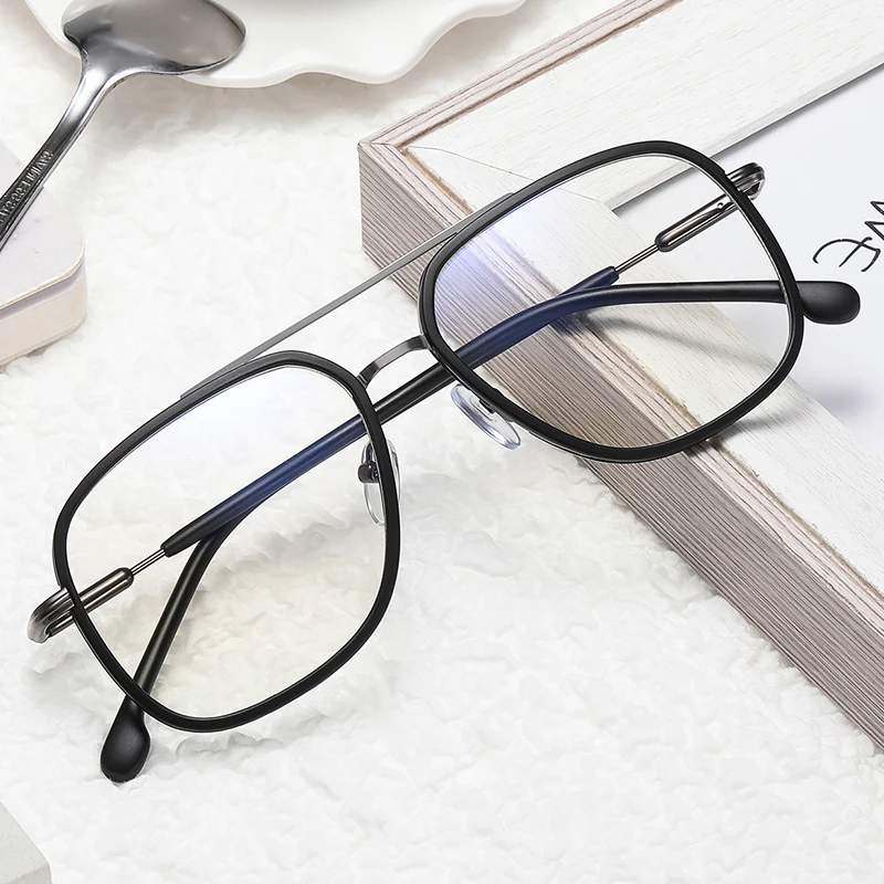

MS 95921 Lady Square Glasses Lense Eyeglasses Transparent Frames Designer Frames Eyeglasses Women Fashion Spects Eyewear