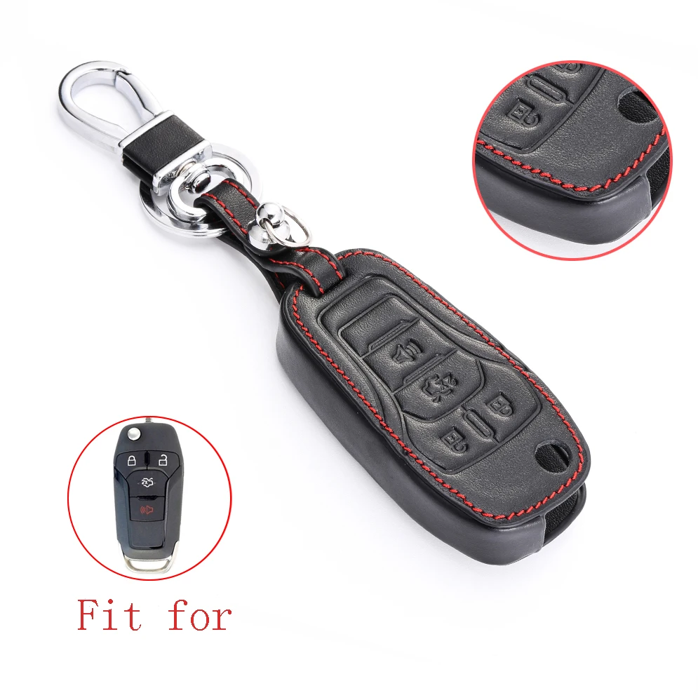 KeyGuardz Keyless Entry Remote Car Flip Key Fob Outer Shell Cover Soft Rubber Case for Ford Fusion N5F-A08TAA 
