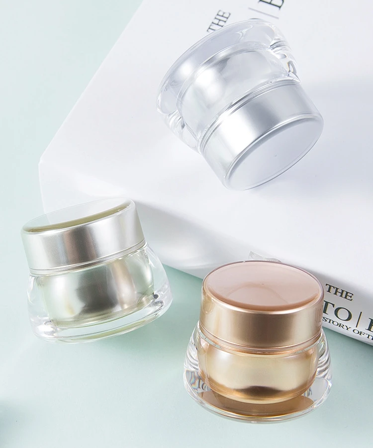 

Premium double cream jar and empty top grade moisturizing cosmetic bottles and jars