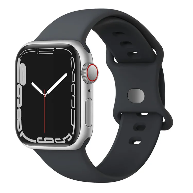 

For iwatch band strap 38 40 42 44 45 mm silicone replacement strap for Apple Watch band series 7 6 5