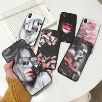 

wholesale custom premium fashion black girl photo tpu mobile phone case 2019 for iphone